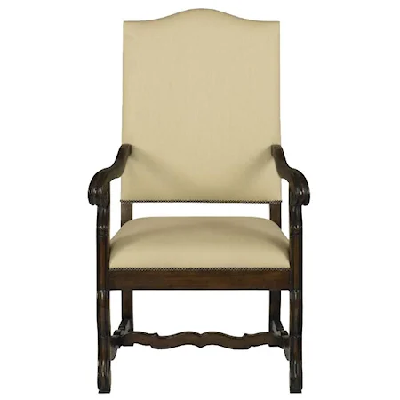 Sophisticated Nevara Upholstered Arm Chair